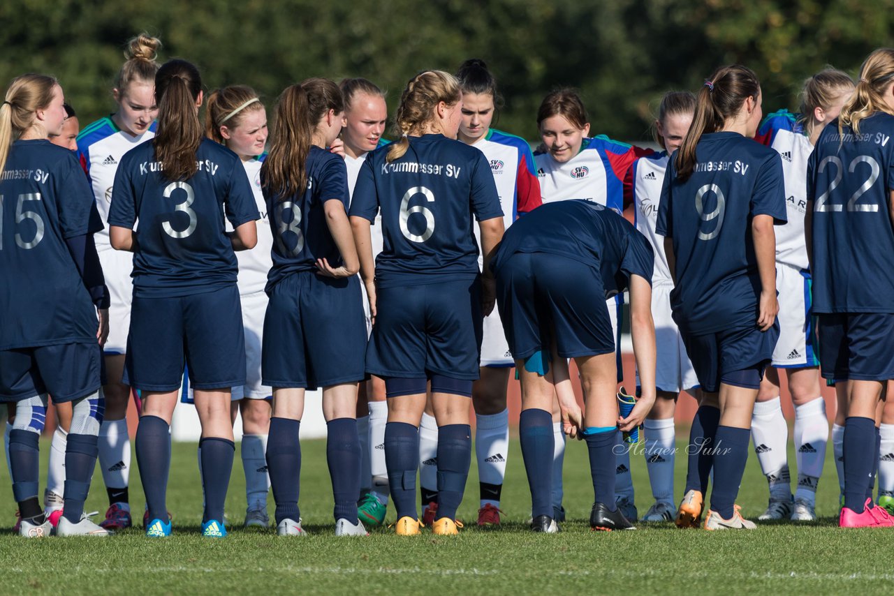 Bild 466 - B-Juniorinnen Krummesser SV - SV Henstedt Ulzburg : Ergebnis: 0:3